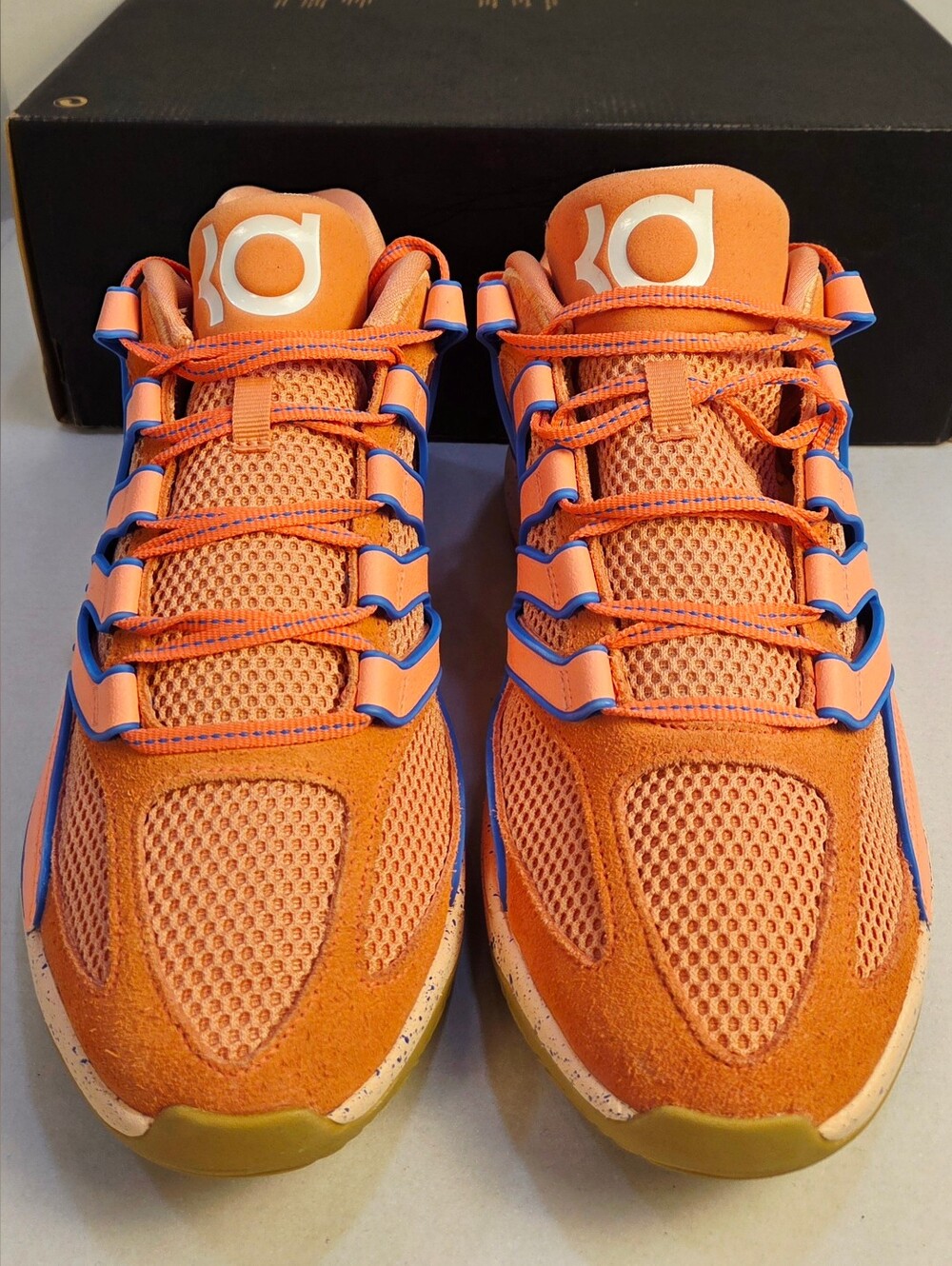 Nike KD Pink Mesh & Suede Sneakers